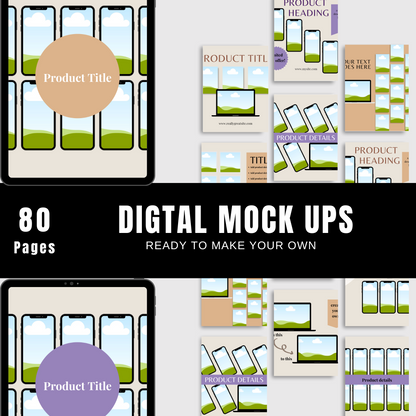 Digital Mock Up Bundle - 80 Slides