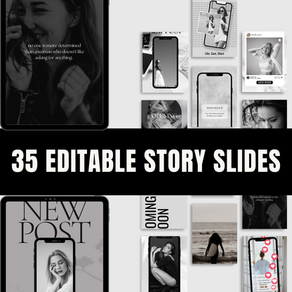 35 Editable Story Slides