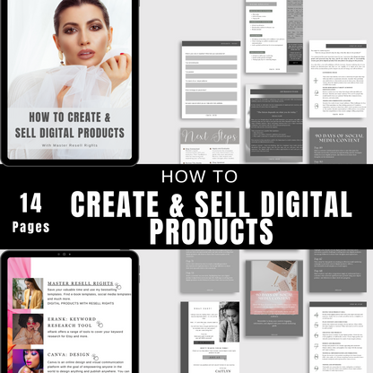 How To Create & Sell Digital Products Lead Magnet