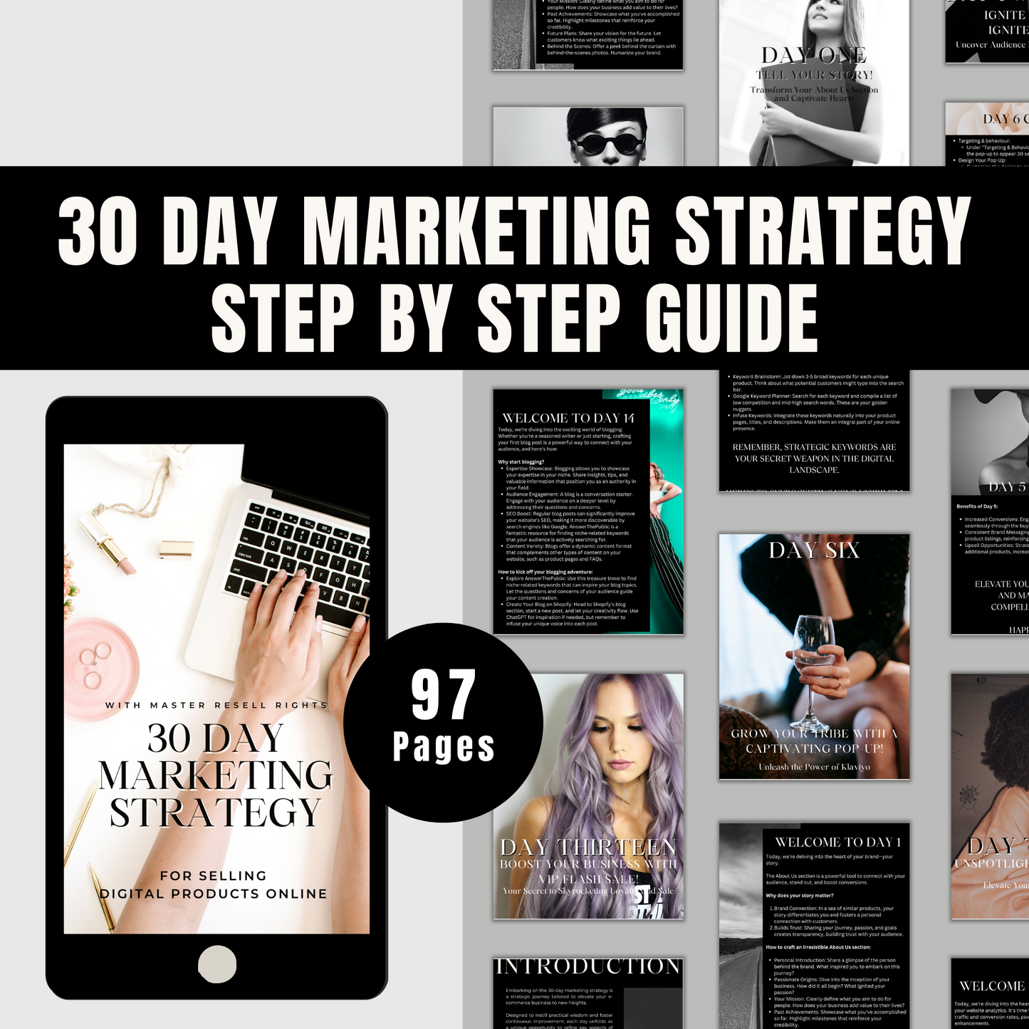 30 Day Marketing Strategy Growth Plan + MRR