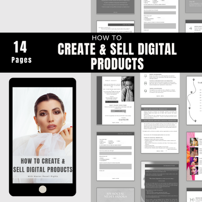 How To Create & Sell Digital Products Lead Magnet